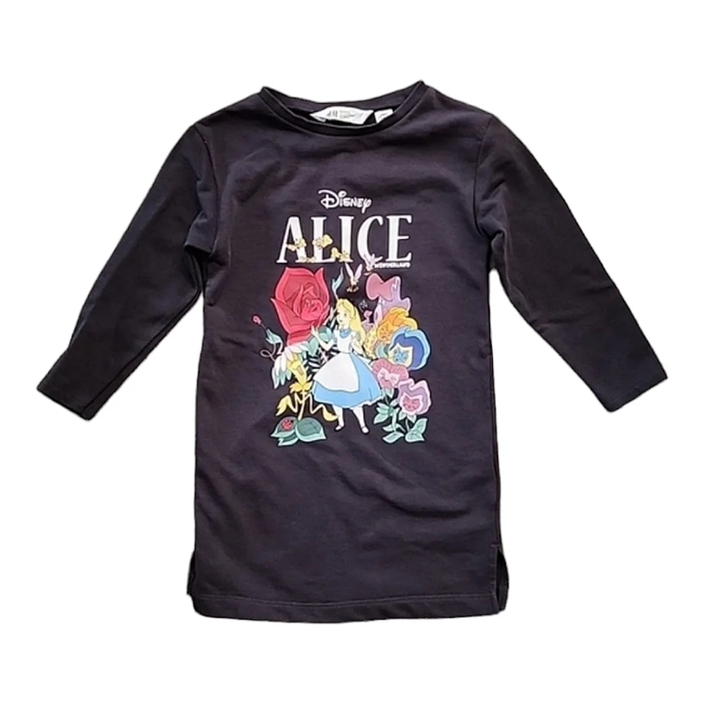 H&M Alice In Wonderland sweater dress size 6